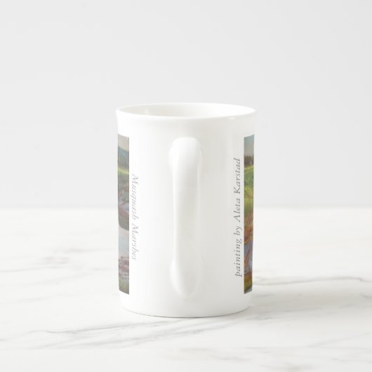 Musquash Sümpfe - Knochen-China-Tasse Porzellantasse (Rückseite)