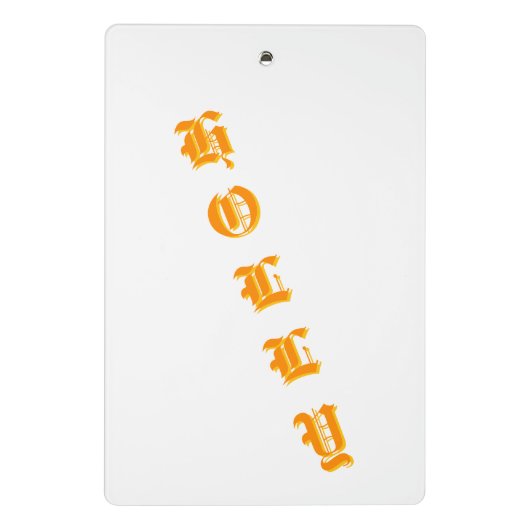 Muss an Weihnachten glauben Mini Klemmbrett (Rückseite)