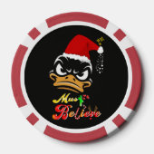 Muss an Weihnachten glauben Pokerchips (Rückseite)