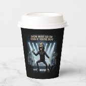 Muss auch bei Tod angezeigt werden - Papieraufnahm Pappbecher (Vorderseite)