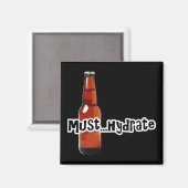 Muss Bier-Flasche Magnet (Vorderseite/Rückseite)
