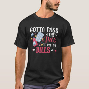Muss die Pillen weitergeben, um Rechnungen an die T-Shirt