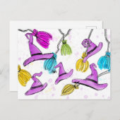 Muss die Saison der Hexe sein Postkarte (Vorne/Hinten)