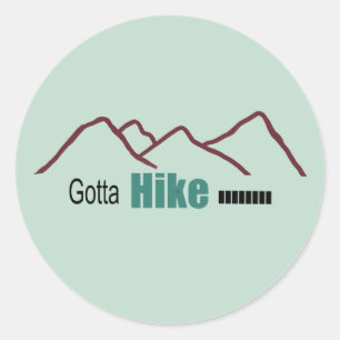 Muss diese Berge erwandern - schlichtes Sticker