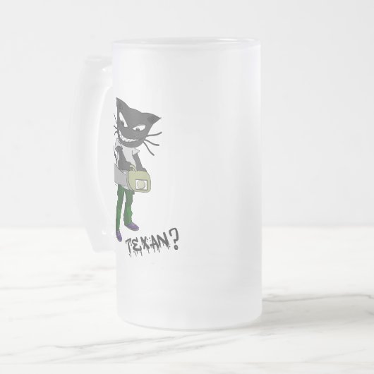 Muss ein Texaner sein Mattglas Bierglas (Vorderseite Links)