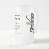 Muss ein texanischer Brauch sein Mattglas Bierglas (VorderseiteRechts)