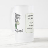 Muss ein texanischer Brauch sein Mattglas Bierglas (Vorderseite Links)