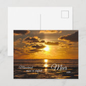 muss es einfach Meer sein.. Postkarte (Vorne/Hinten)