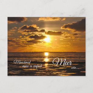 muss es einfach Meer sein.. Postkarte