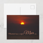 muss es einfach Meer sein.. Postkarte (Vorne/Hinten)