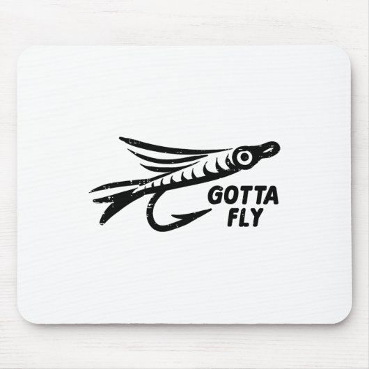 Muss Fliegenköder Angeln Angler Männer Frauen Mousepad (Vorne)
