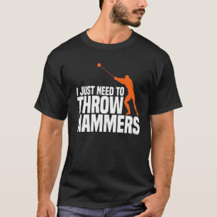 Muss Hammerwerfen Werfer Leichtathletik Werfen T-Shirt