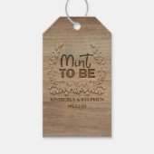 Muss Hochzeit sein Geschenkanhänger (Vorderseite)