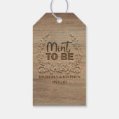 Muss Hochzeit sein Geschenkanhänger (Rückseite)