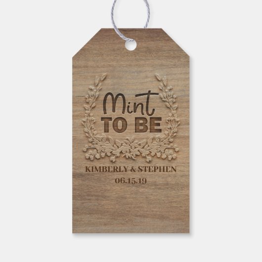 Muss Hochzeit sein Geschenkanhänger (Rückseite)