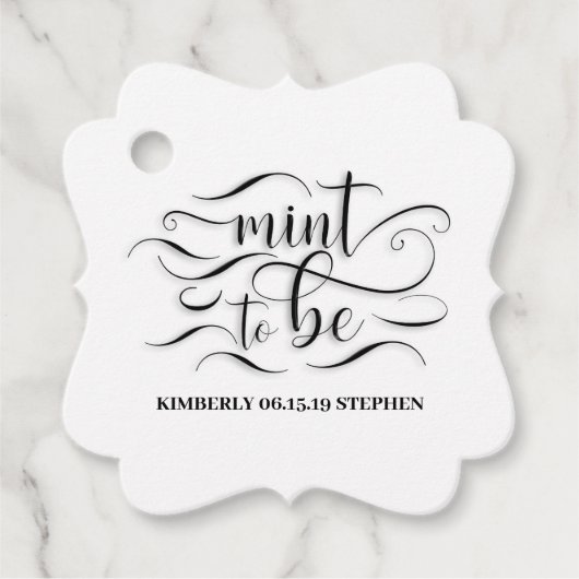 Muss Hochzeit sein Geschenkanhänger (Vorderseite)