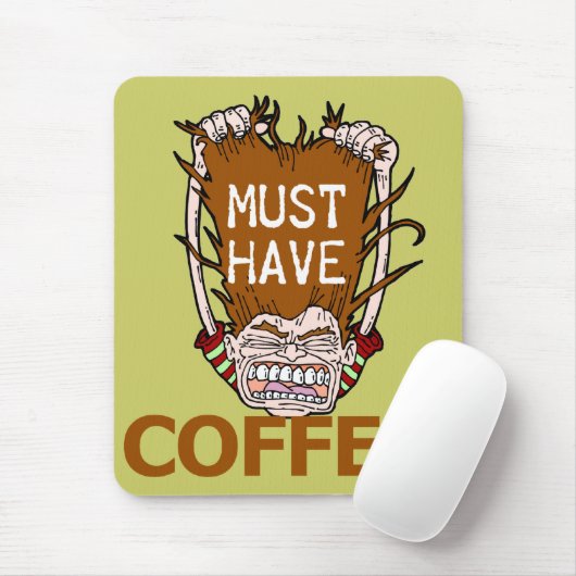 Muss Kaffee trinken Mousepad (Mit Mouse)