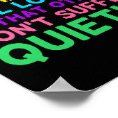 Muss laut Mental Health Awareness Graphi heilen Poster (Ecke)