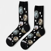 Muss Liebe Hunde Foto Socken (Linkes Detail)