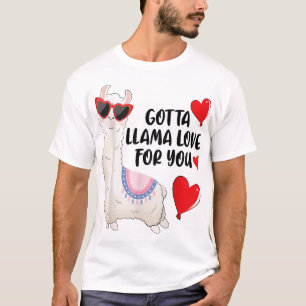 MUSS LLAMA LIEBE FÜR DICH Lustige Liebesgeschenke  T-Shirt