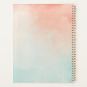 Muss nicht gut pfirsichfarben und pastelblau sein planer (Rückseite)