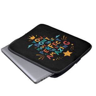 Muss nicht perfekt sein, um Phantastisch inspirier Laptopschutzhülle