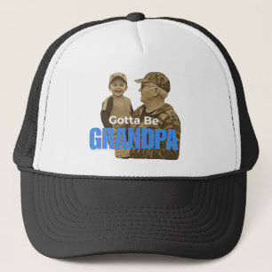 Muss Opa Klasse Retro Vintage Tarndruck Familie se Truckerkappe