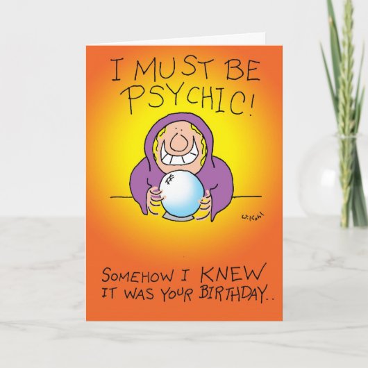 Muss psychisch sein karte (Vorderseite)