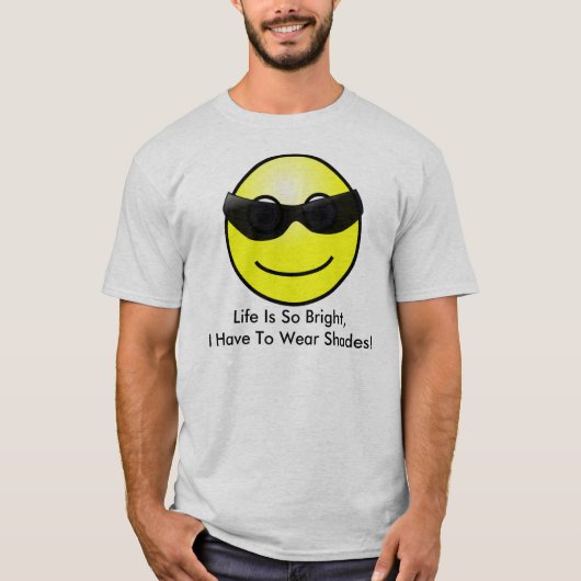 Muss Shades Face T - Shirt tragen (Vorderseite)