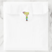 Muss so groß sein runder aufkleber (Tasche)