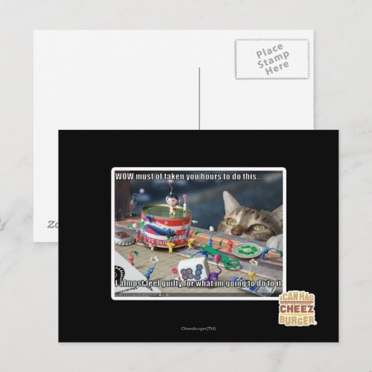 Muss Stunden Postkarte (Vorne/Hinten)