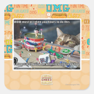 Muss Stunden Quadratischer Aufkleber