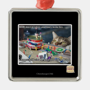Muss Stunden Silbernes Ornament