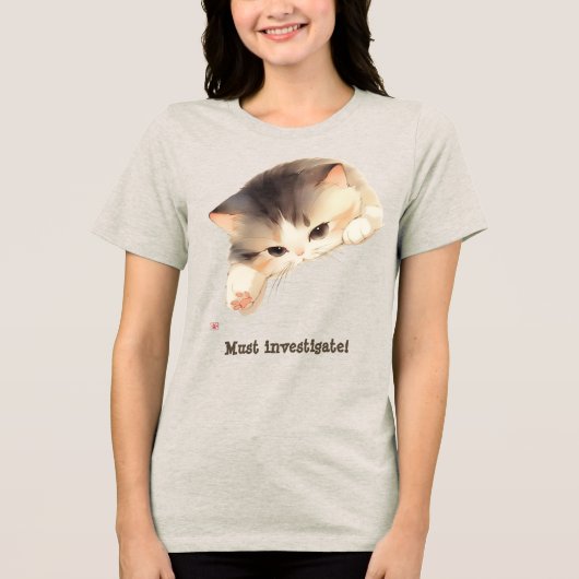 muss untersuchen Tri-Blend shirt (Vorderseite)