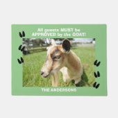 muss von der Ziegeneigenschaft genehmigt werden Fußmatte (Vorderseite)