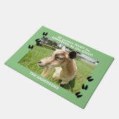 muss von der Ziegeneigenschaft genehmigt werden Fußmatte (Schrägansicht)