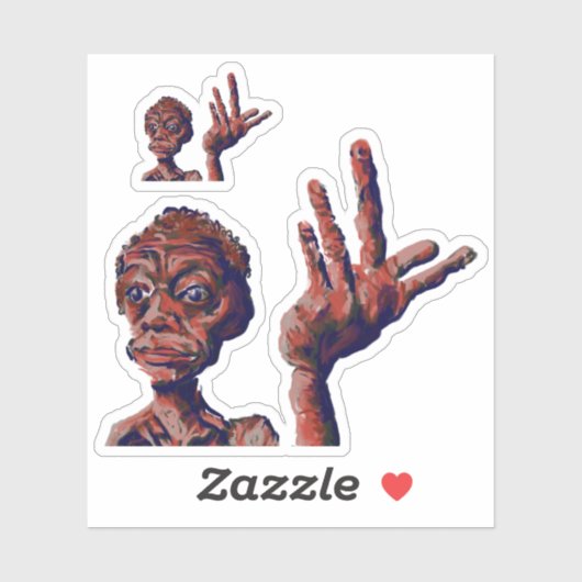 muss warten aufkleber (Blatt)