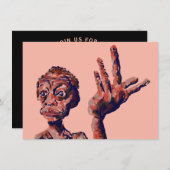 muss warten einladung (Vorne/Hinten)