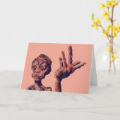 muss warten karte (Gelbe Blume)