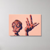 muss warten leinwanddruck (Vorderseite)