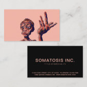 muss warten visitenkarte (Vorne/Hinten)