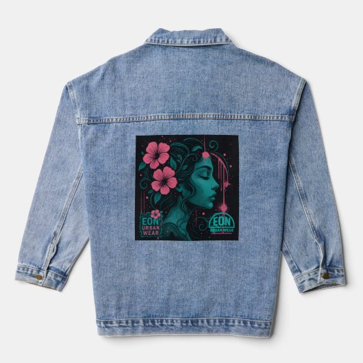 MUSSA FLORAL JEANSJACKE (Rückseite)