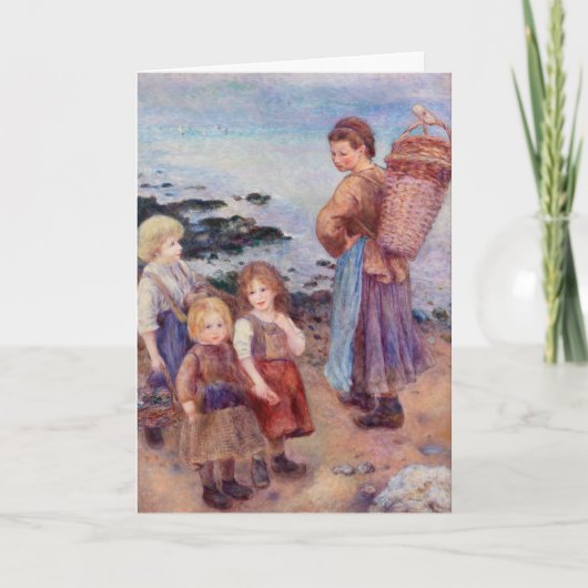 Mussel-Fishers von Renoir Impressionist Painting Karte (Vorderseite)