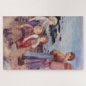 Mussel-Fishers von Renoir Impressionist Painting Puzzle (Horizontal)