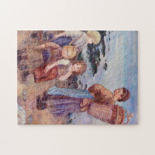 Mussel-Fishers von Renoir Impressionist Painting Puzzle (Horizontal)