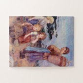 Mussel-Fishers von Renoir Impressionist Painting Puzzle (Horizontal)