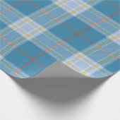 Musselburgh Modern Tartan Kariertes Muster Geschenkpapier (Ecke)