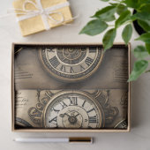 Musselin Clocks and map Tissue Paper Schnitt Seidenpapier (Geschenk)