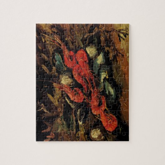 Mussels and Shrimp by Vincent van Gogh Puzzle (Vertikal)
