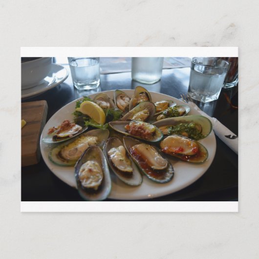 Mussels Postkarte (Vorderseite)